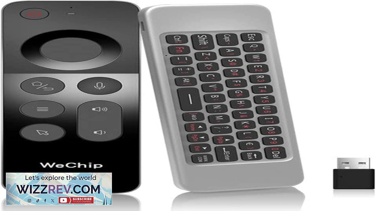 WeChip W3 Air Mouse 4-in-1 W3 Voice Remote 2.4g Wireless Remote Control Review