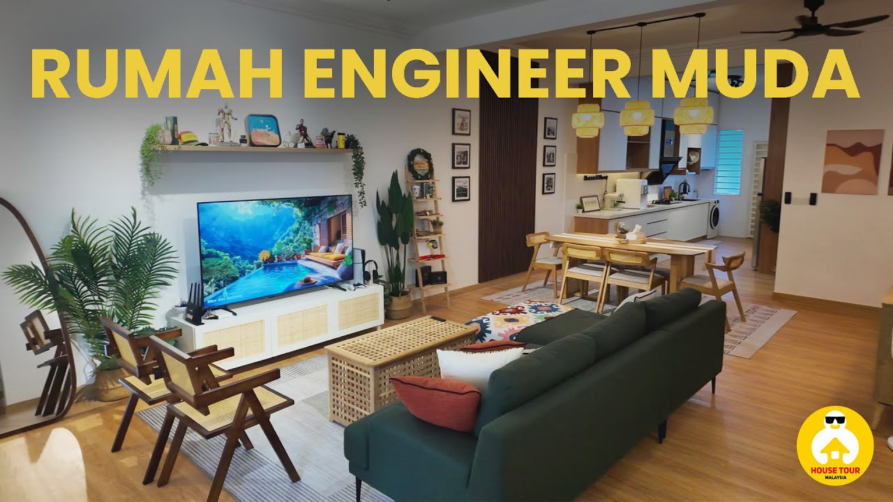 HOUSE TOUR EP 146: RUMAH 2 TINGKAT ABANG BUJANG | BOHO + MUJI, SERIUS COZY !!