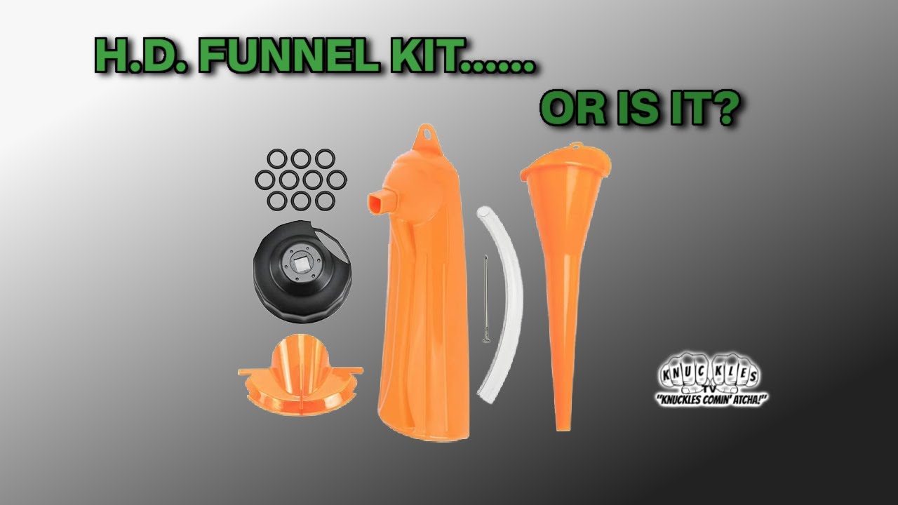 BETTER THAN HARLEY? Funnels For A 3 Hole Oil Change On Harley Davidson | Harley OIL CHANGE