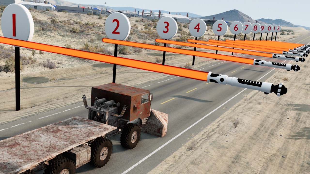 Cars vs Lightsaber #9 🥵 BeamNG.drive