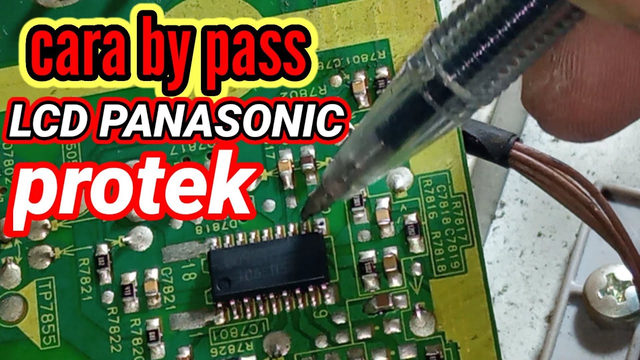 TV LCD PANASONIC KERUSAKAN PROTEK, VLOG :177 ASSEMBLE LCD PANASONIC.
