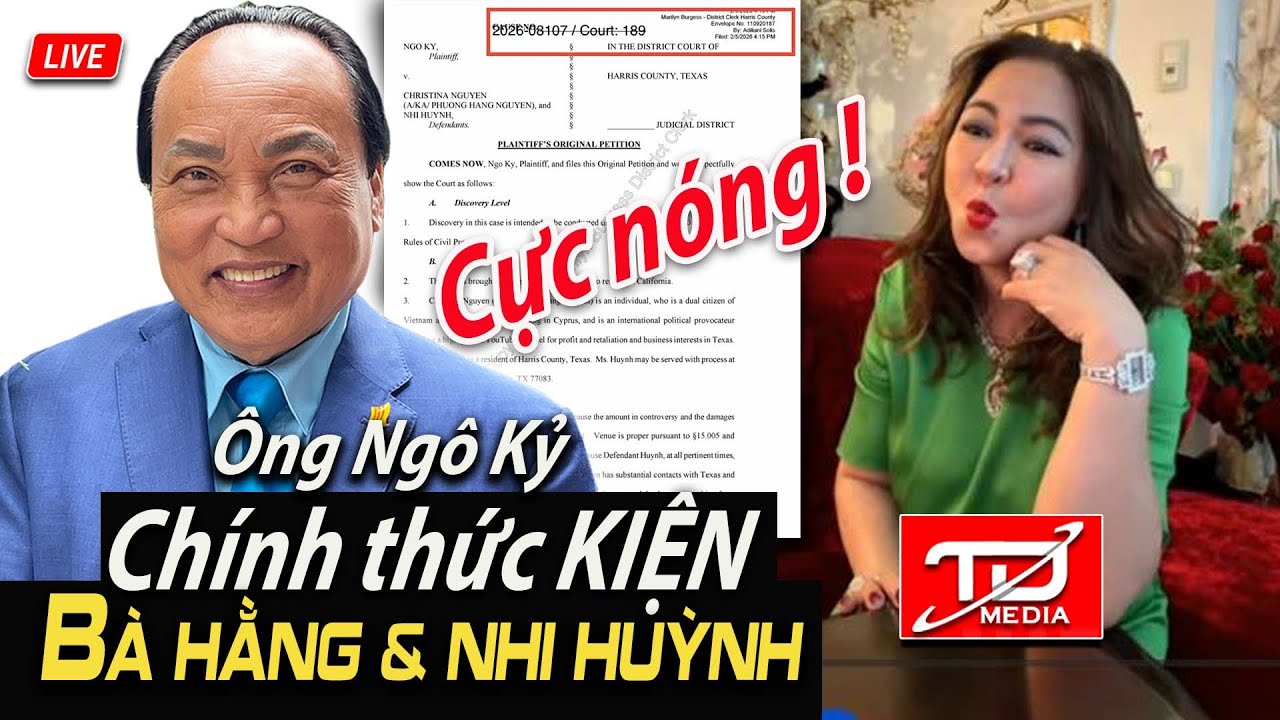 Cực nóng ! Ông Ngô Kỷ chính thúc kiện Bà Hằng & Nhi Huỳnh - Chi tiết