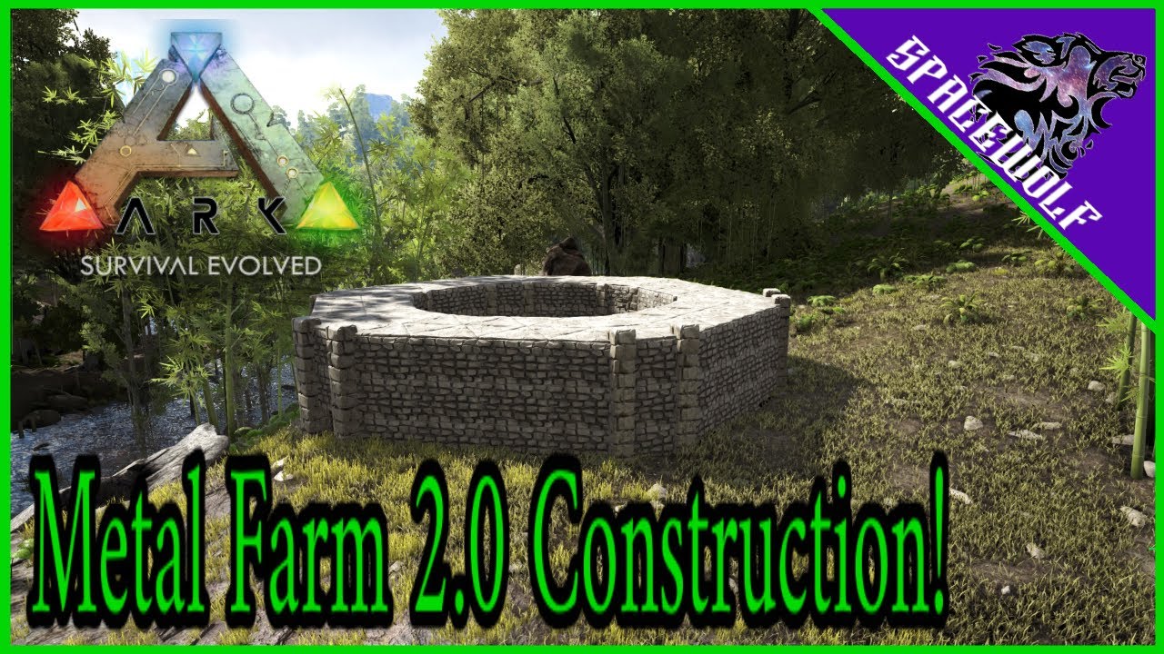 Ark Survival Evolved - The Island | #29 Metal Farm 2.0 Construction!