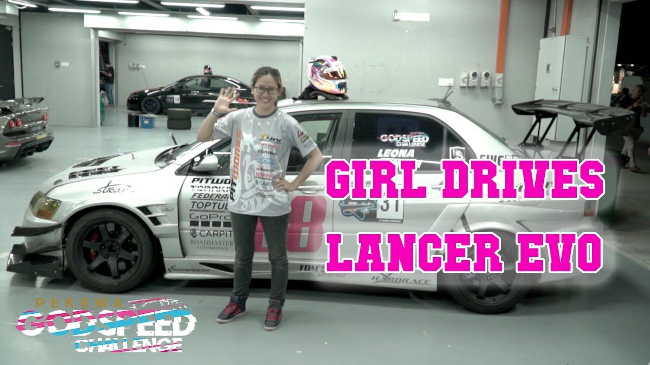 GIRL DRIVES LANCER EVO FAST | Laptimes