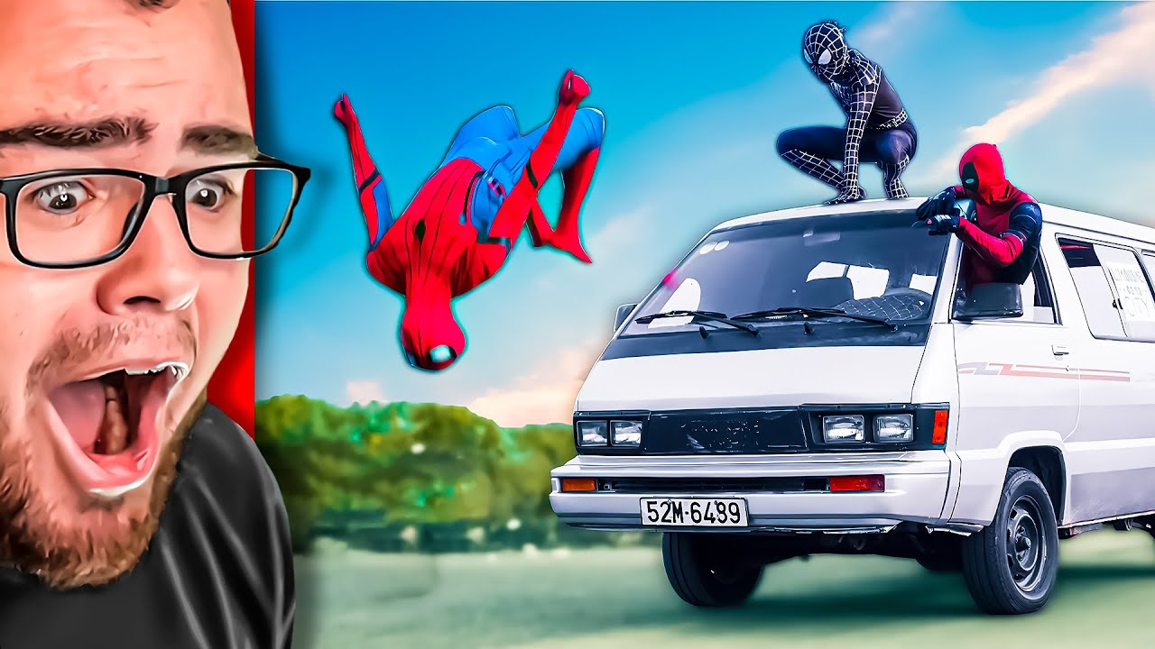 REAL LIFE SUPERHEROES vs SUPERCAR (Reaction)