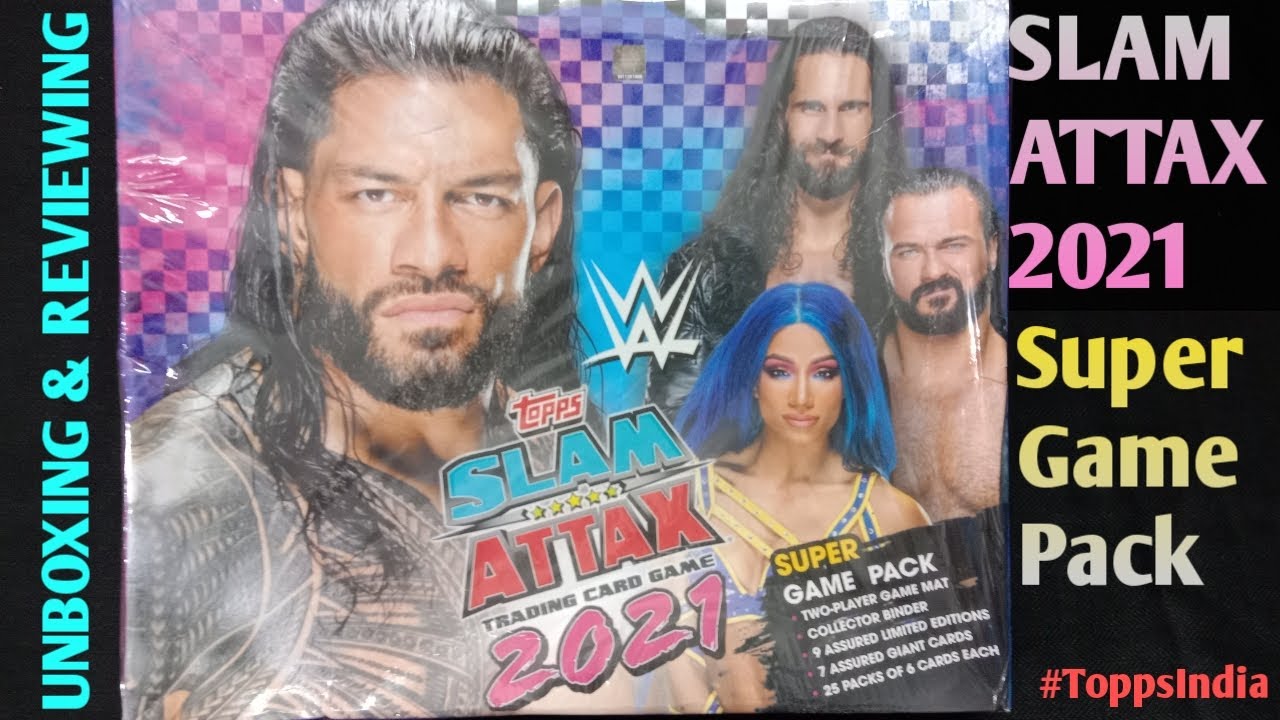 Slam Attax 2021 Super Game Pack Unboxing & Reviewing | Topps India | Slam Attax 2021 #SlamAttax2021
