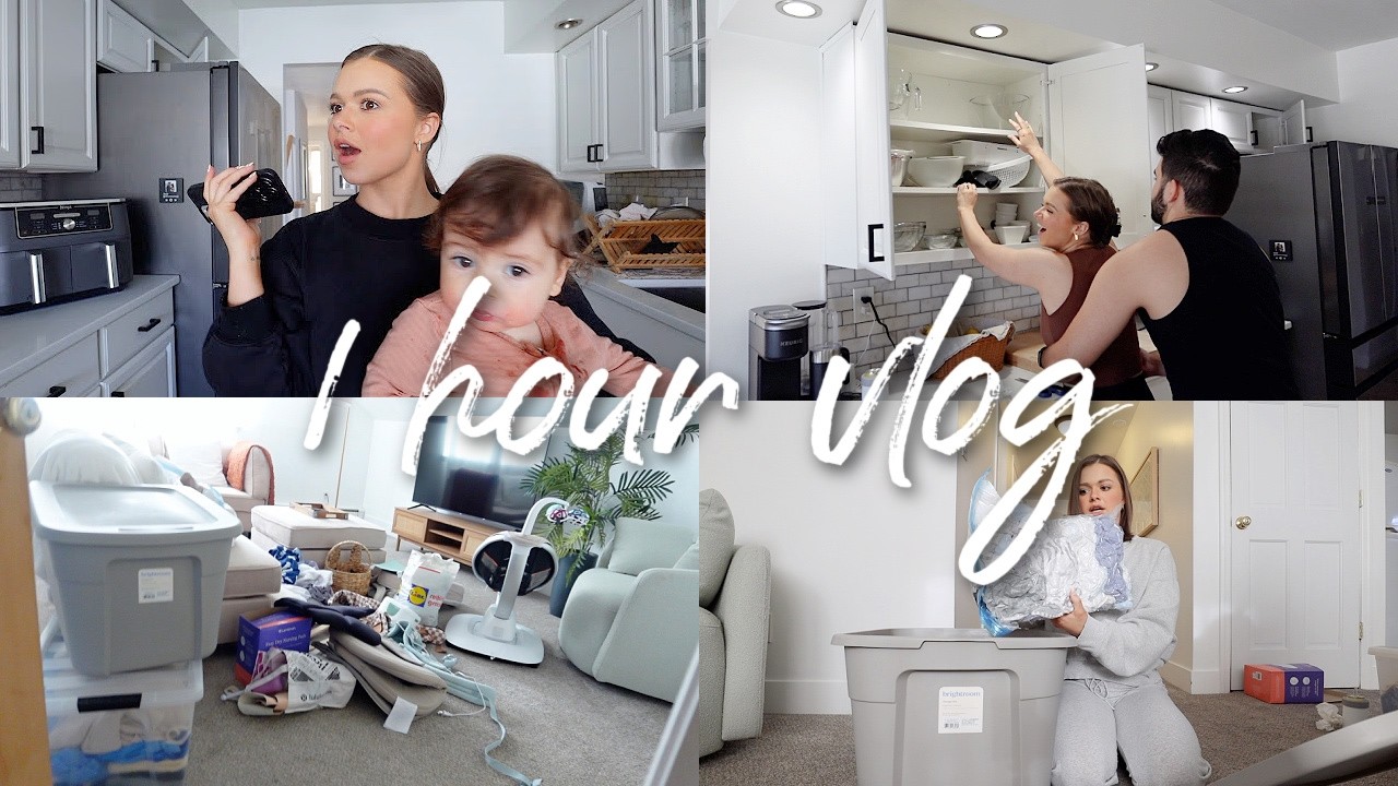1 HOUR SPRING RESET VLOG: purging the house, baby allergy results & more ☀️