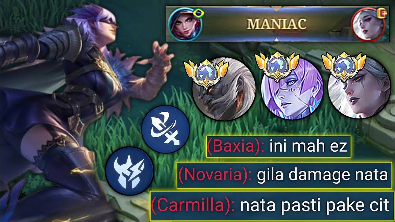 PERPECT GAMEPLAY! CARA MAIN NATALIA JUNGLE AUTO WIN GENDONG TIM AMPAS - MOBILE LEGENDS
