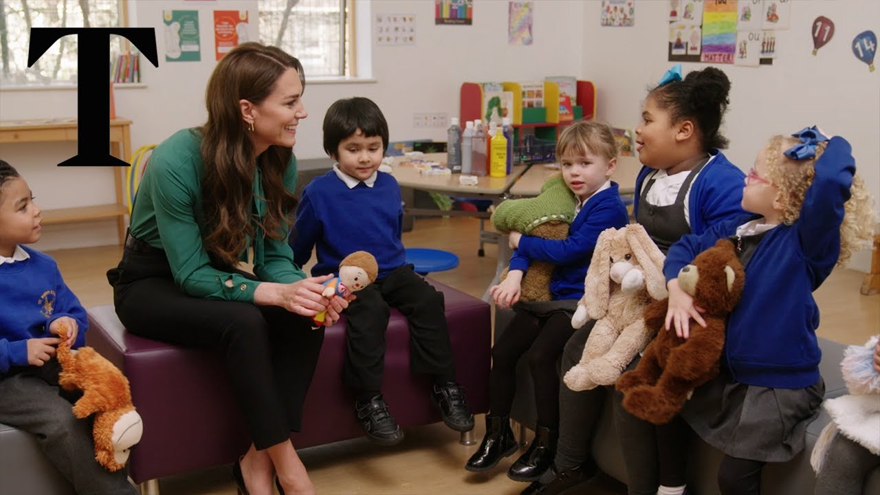 Princess of Wales meets children at St. John’s primary school