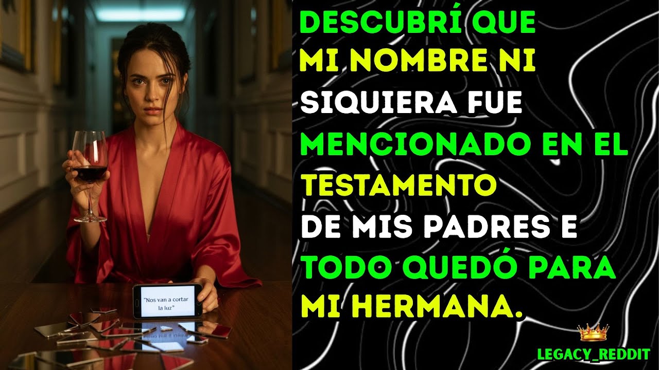 Descubrí que mi nombre ni siquiera fue mencionado en el testamento de mis padres...