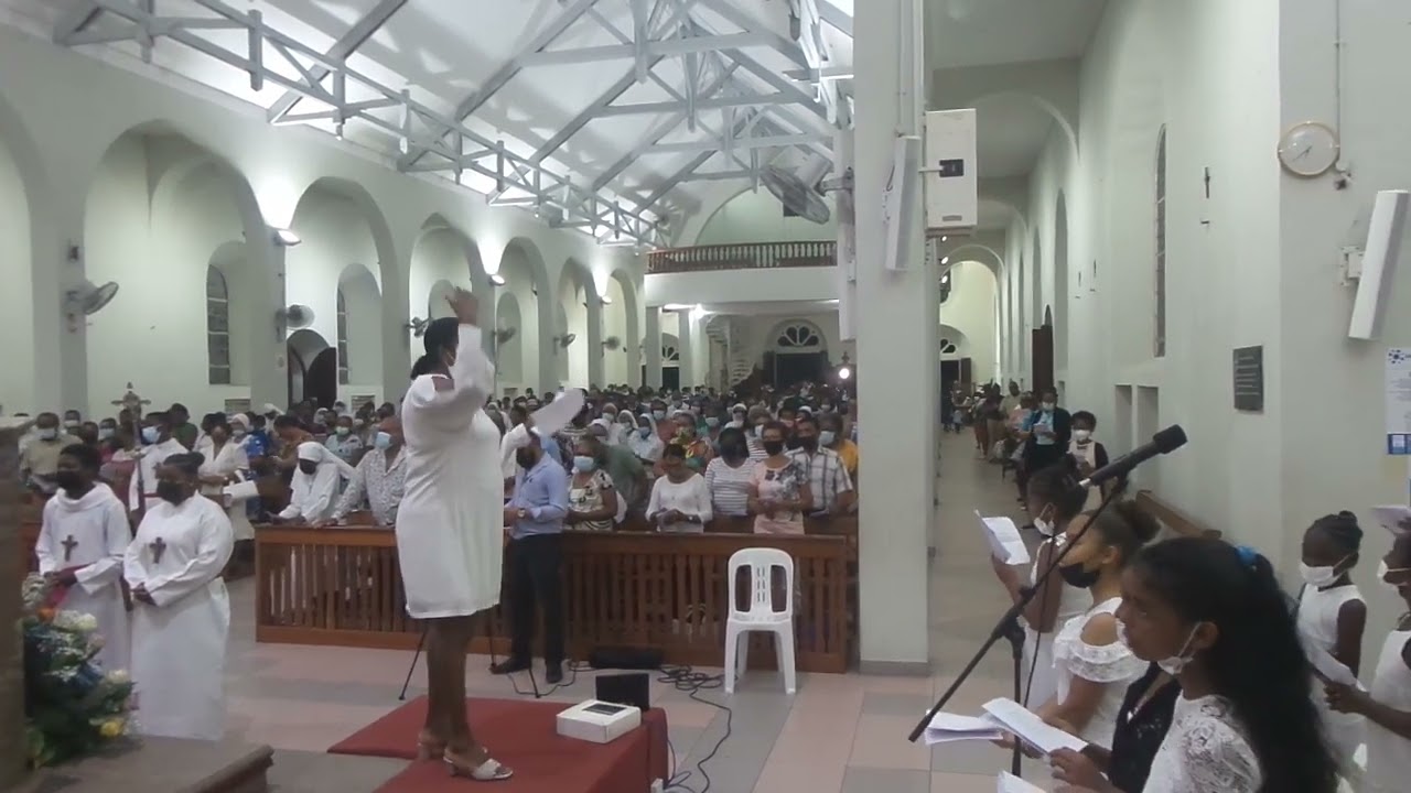 Reine de Seychelles, Messe reparation Immaculee de Conception, 28 Juin 2022, Seychelles