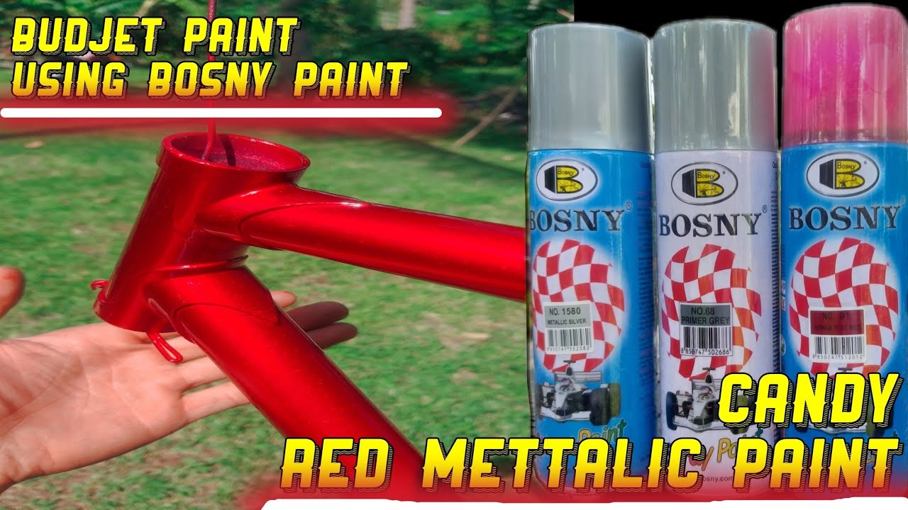 CLASSIC FRAME REPAINTEDWITH CANDY RED