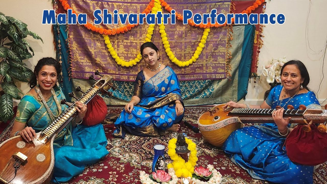 Bho Shambho || Maha Shivaratri || Veena Vocal Concert || Shreya, Aishwarya & Veena #mahashivratri