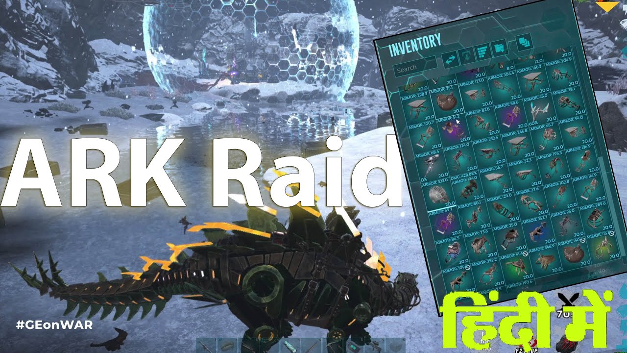 Ark | OP Loot from Raid #hindi #ark #arkraid