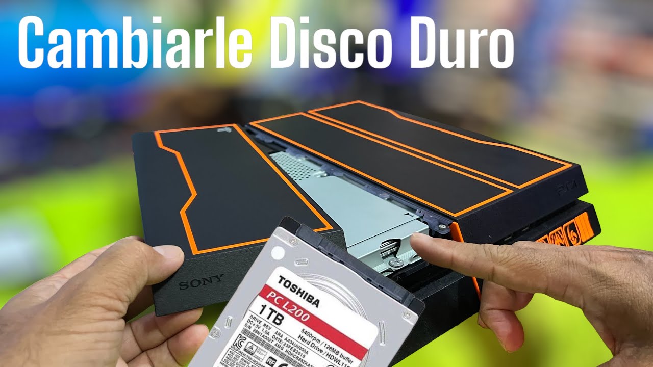 Cómo abrir PS4 Fat y ponerle un disco duro ?