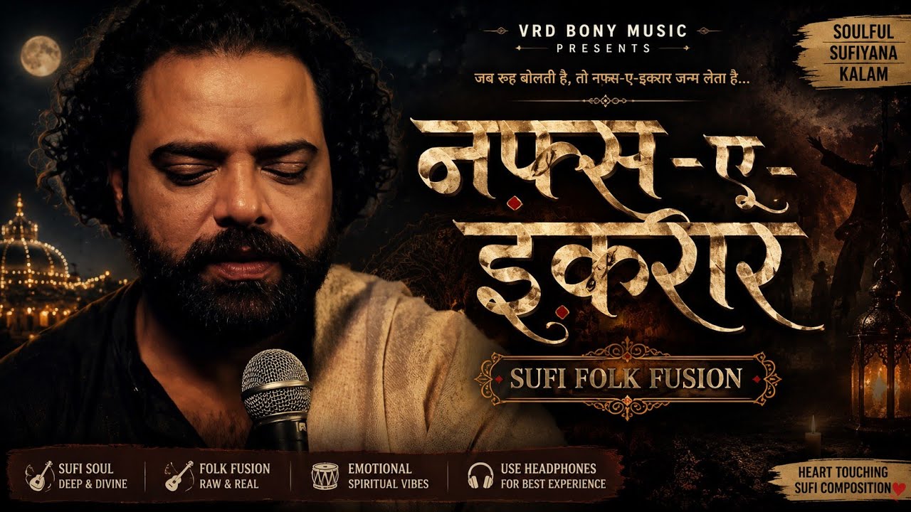 Nafs-E-Iqrar - नफ़्स-ए-इक़रार | Sufi Folk Fusion | VRD BONY MUSIC | Heart Touching Kalam