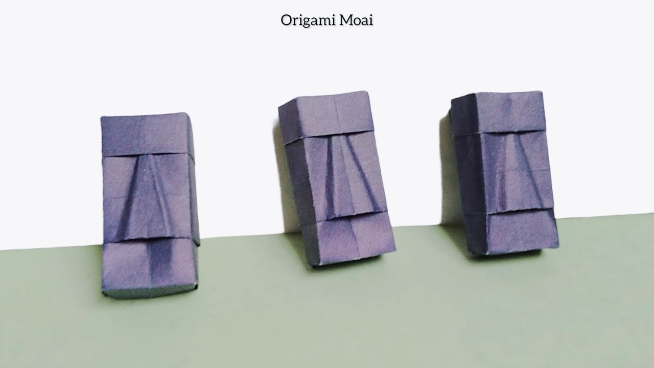 Origami Moai 🗿