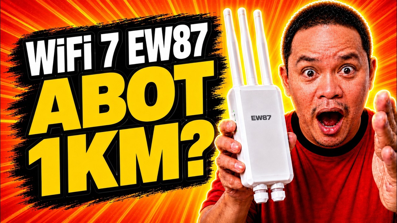 New released na WiFi 7 Comfast EW87 best Upgrade sa 2026