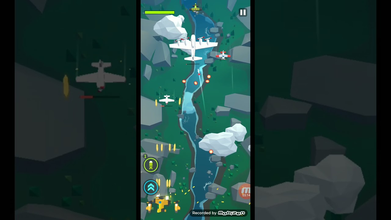 Burning sky aircraft combat 3d stage 1-5 andriod gameplay