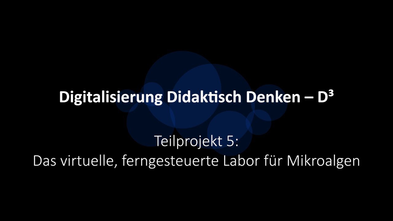 Das virtuelle, ferngesteuerte Labor für Mikroalgen // Hochschule Esslingen