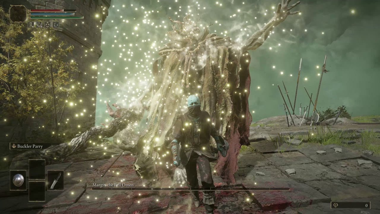 Elden Ring - Margit, The Fell Omen - Great Enemy Felled with level 10 bandit