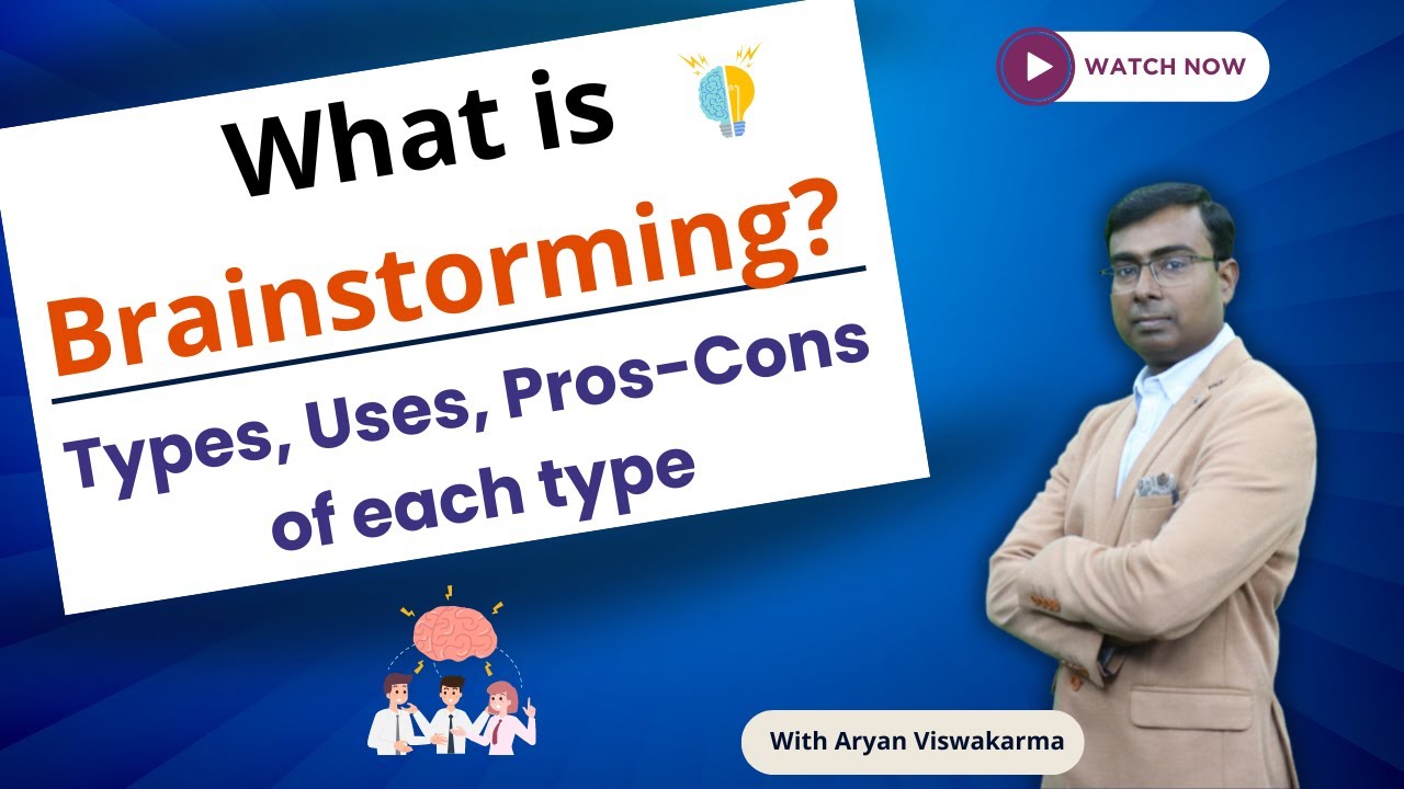 What is Brainstorming? Types of Brainstorming | Pros-Cons (Digital Board Explanation)