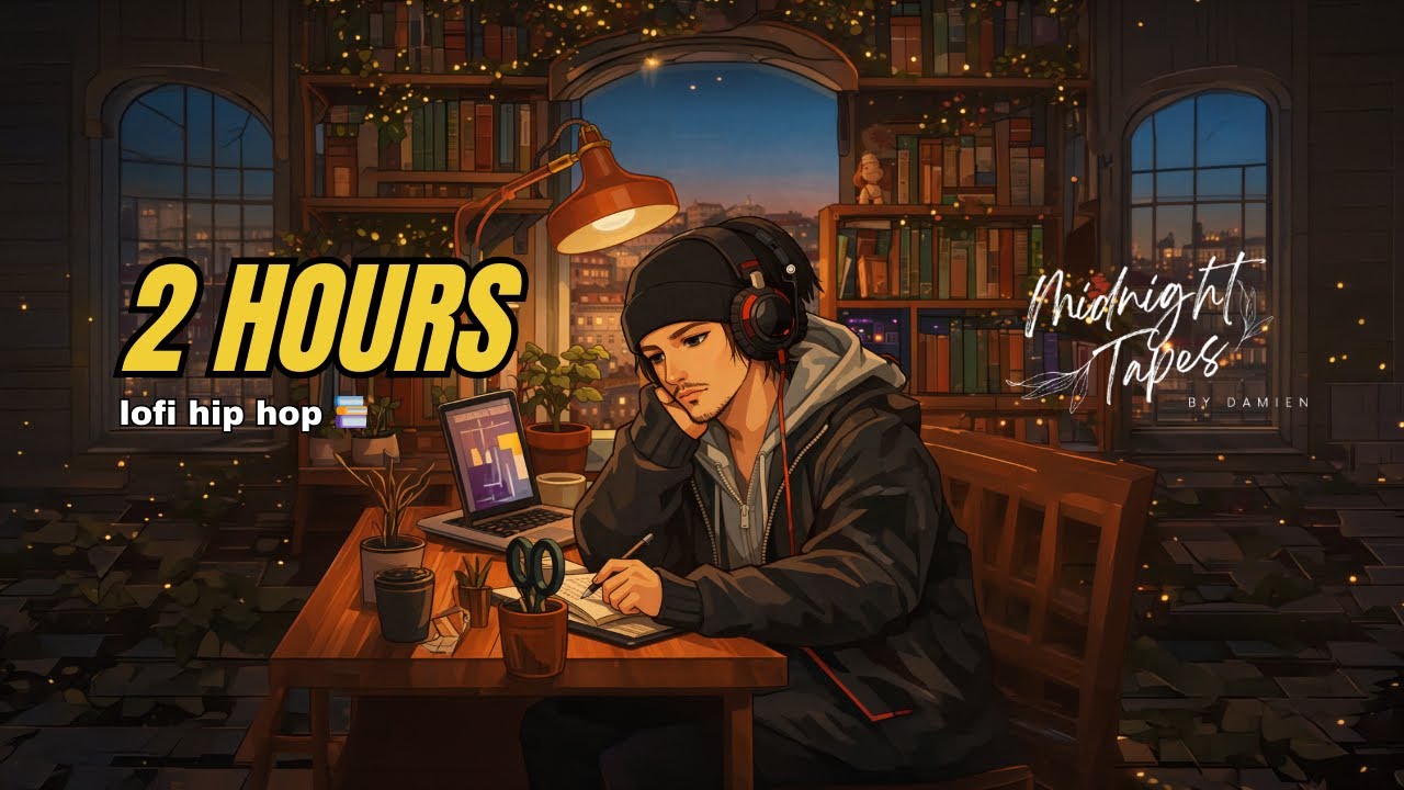 2 hour lofi hip hop mix • cozy night vibes to study / work / chill [2026]