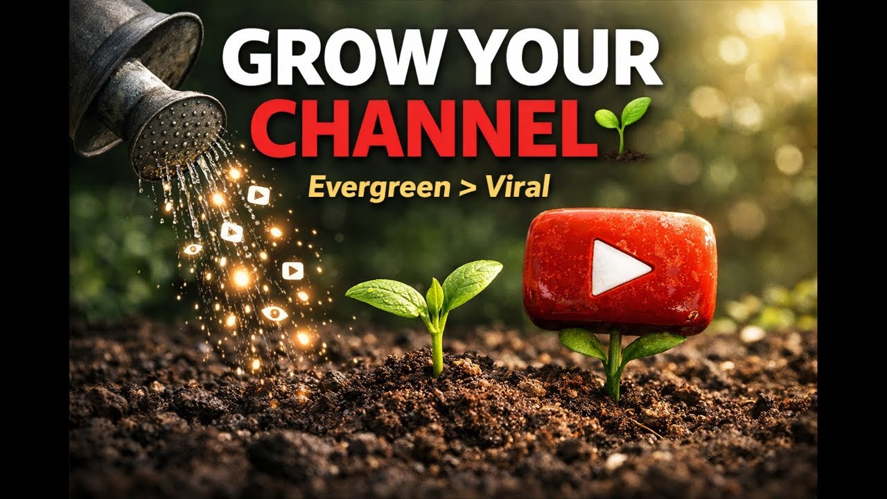 Grow Your YouTube Like a Garden 🌱 | Evergreen vs Viral (What REALLY Works)