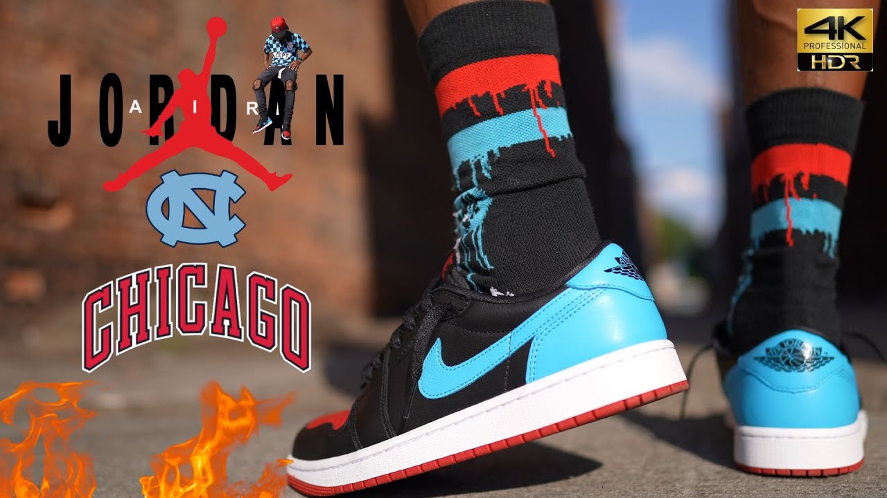JORDAN1 LOW UNC TO CHICAGO LOW DETAILED REVIEW & ON FEET W LACE SWAPS!!
