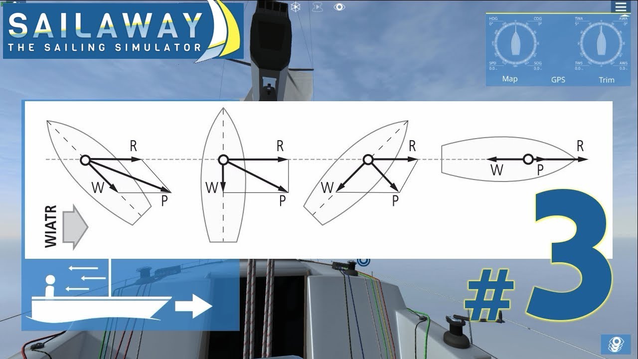 Sailaway - The Sailing Simulator - pozorny i rzeczywsty, a z nim 