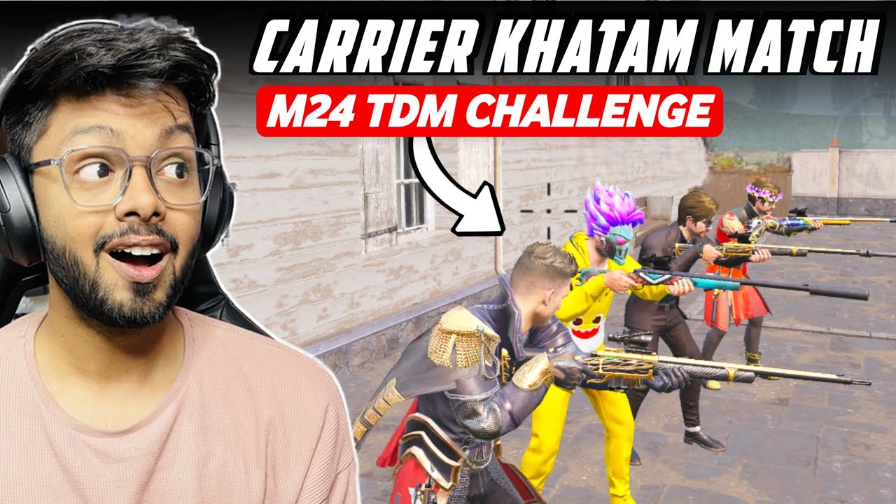 CAREER KHATAM MATCH | M24 TDM | ANDROID GAMER - BGMI