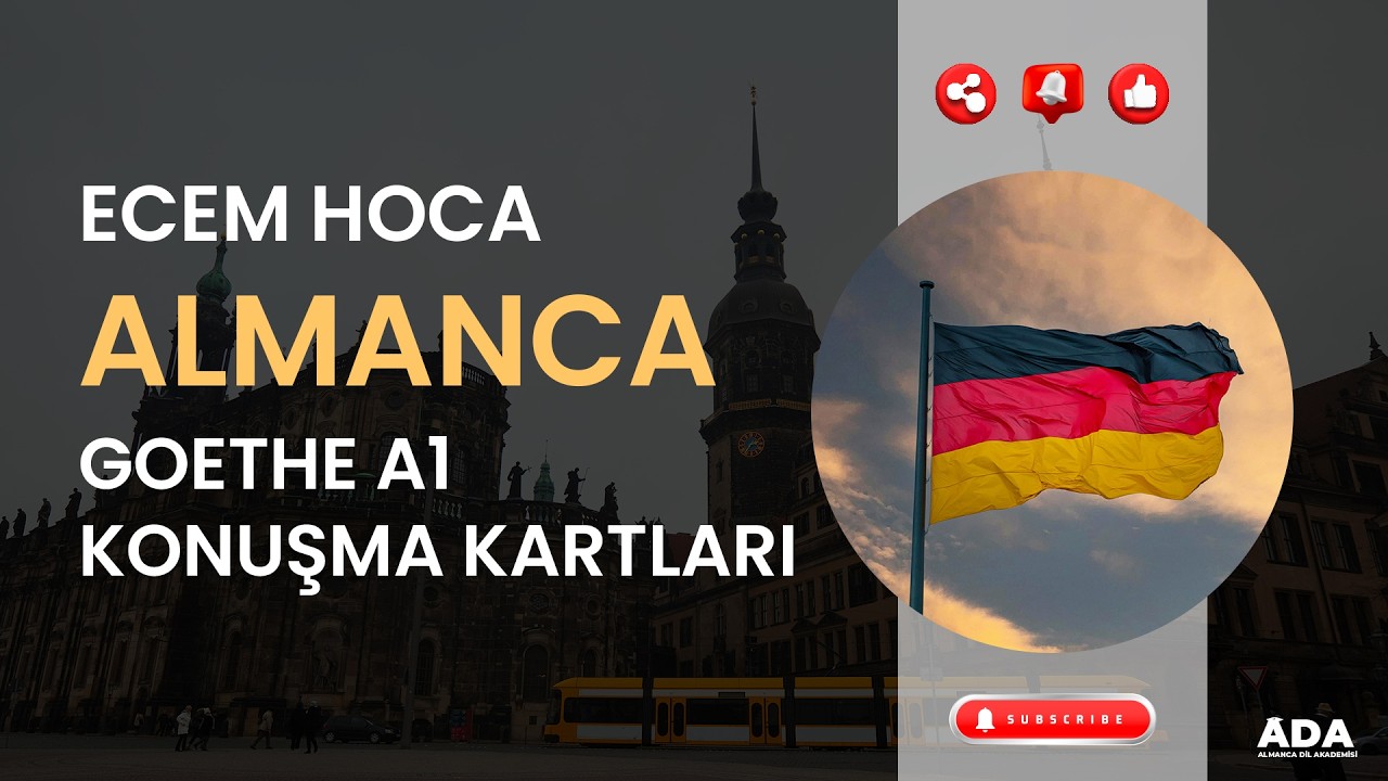 ALMANCA GOETHE A1 KONUŞMA KARTLARI I ECEM HOCA
