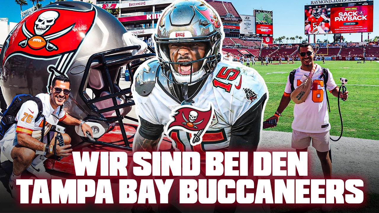 WIR WAREN BEI DEN TAMPA BAY BUCCANEERS! | Football Bromance on the Road