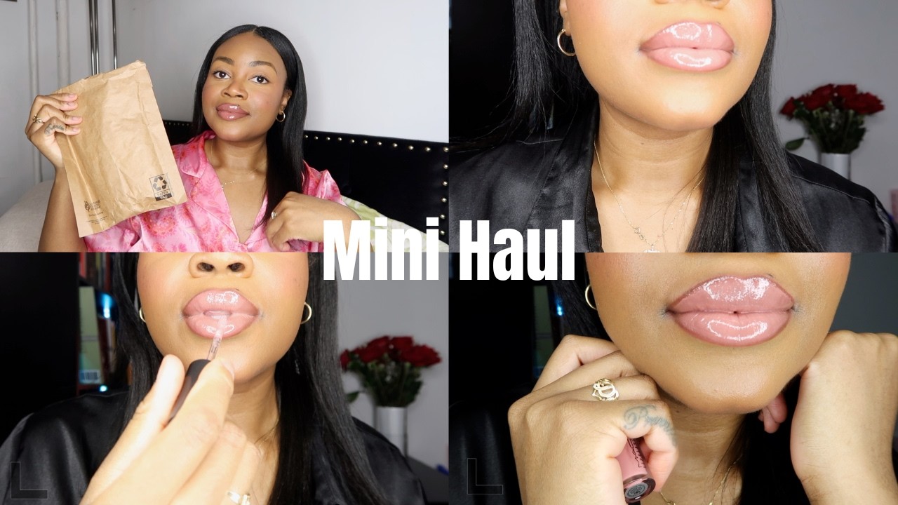 Treating myself early 🧁🎈 Mac Lip Gloss Mini Haul