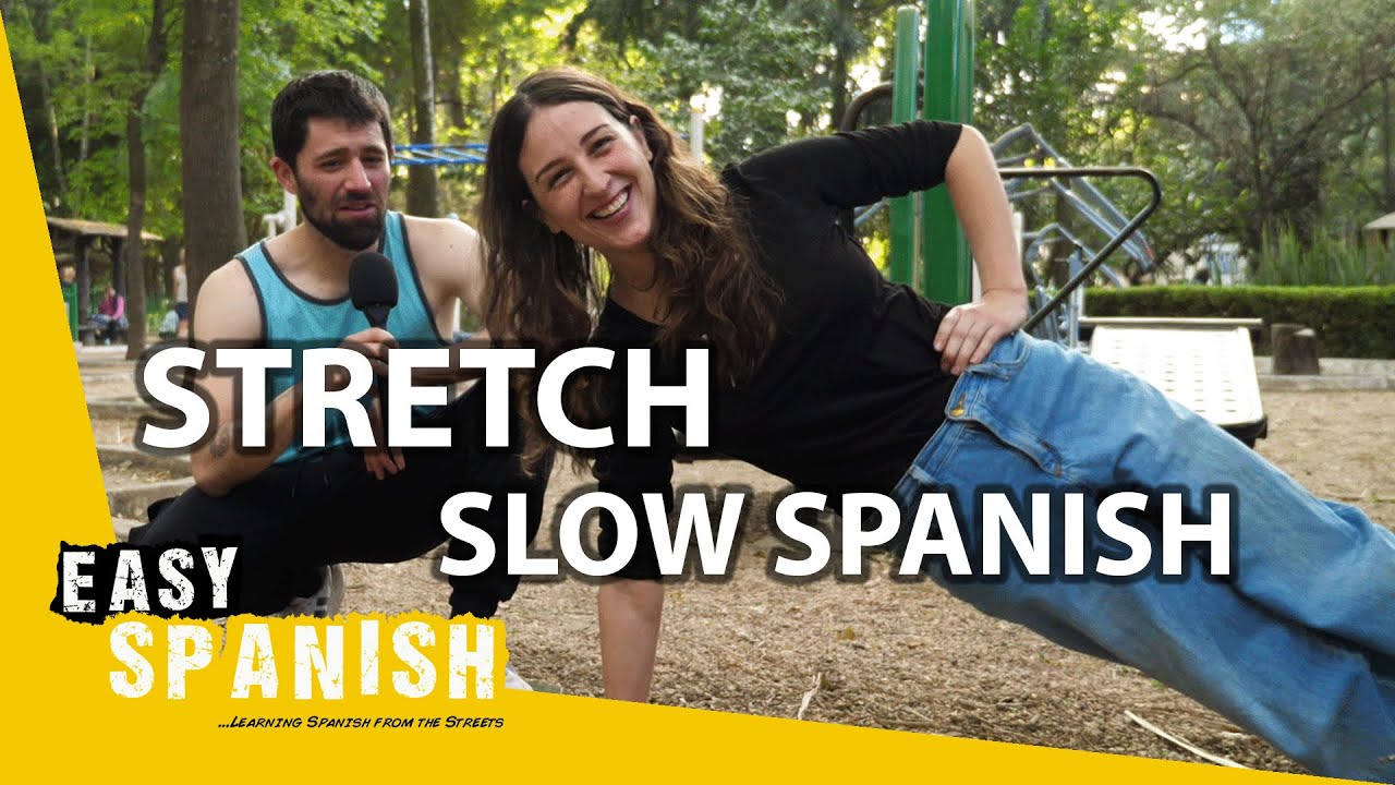 Slow Spanish Exercise Routine From Start to Finish | Super Easy Spanish 101