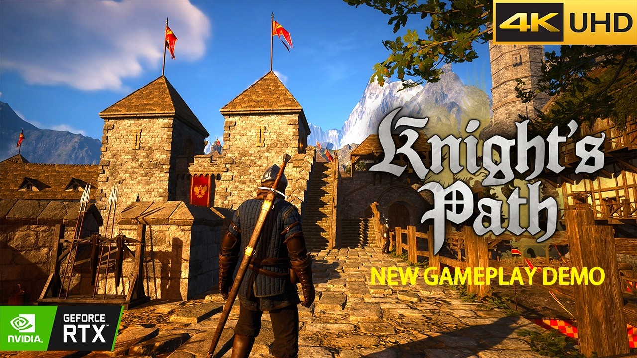 KNIGHT'S PATH New Gameplay Demo | Realistic Medieval ACTION RPG like Kingdom Come Deliverance