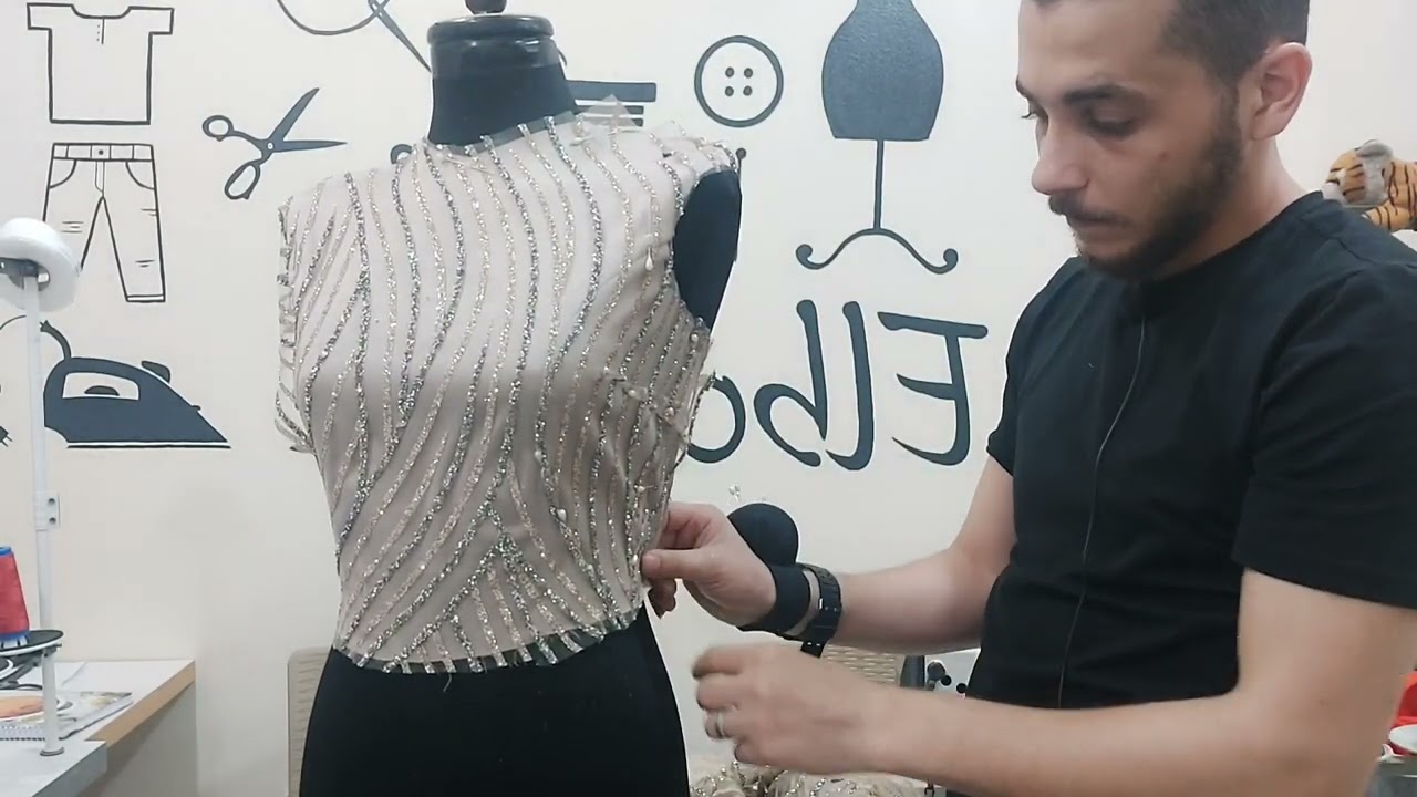 أسهل طريقة لتشكيل الجوبير علي المانيكان