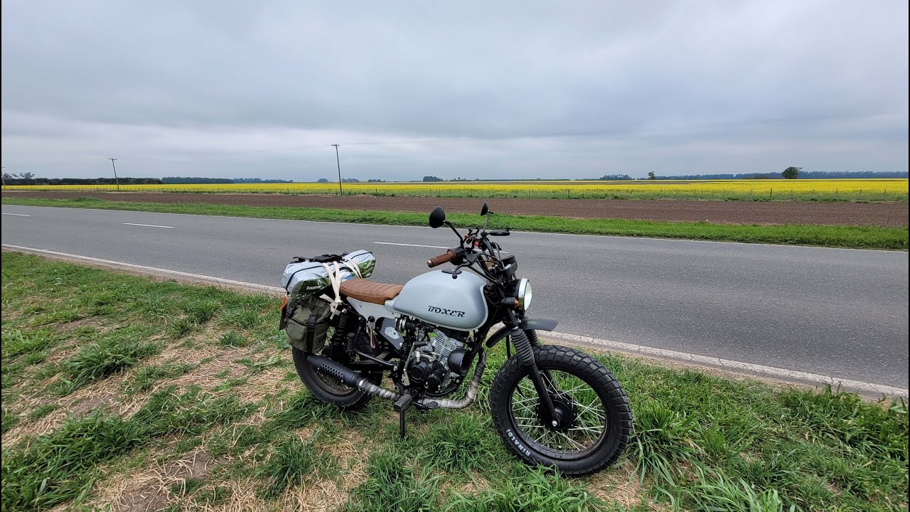 Salida a Alsina en Bajaj Boxer Street Tracker