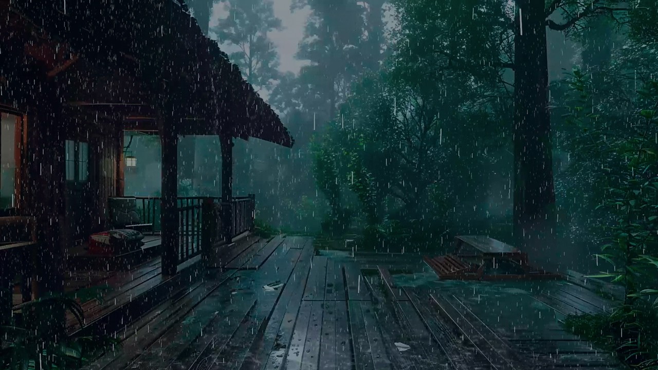 Forest Rain Sounds for Deep Sleep 🌧️ | Natural Stress Relief & Quiet Nights