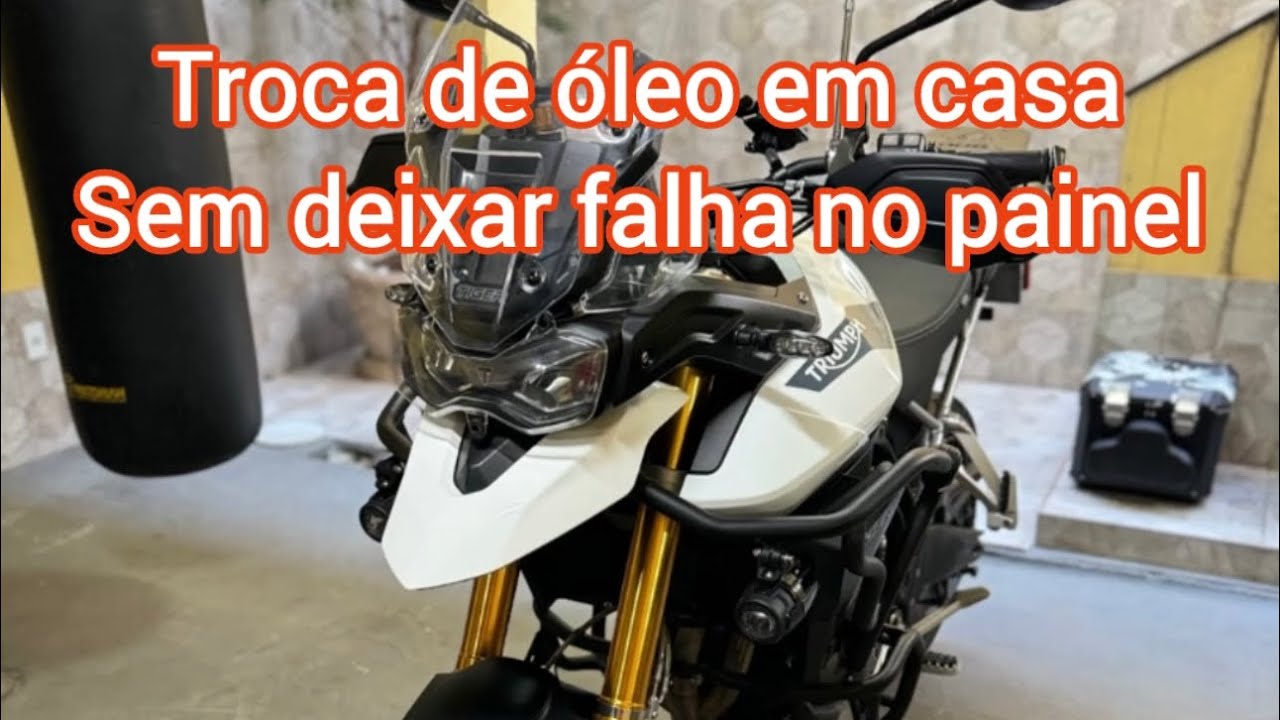 ✅ Como trocar seu óleo em casa Tiger 900