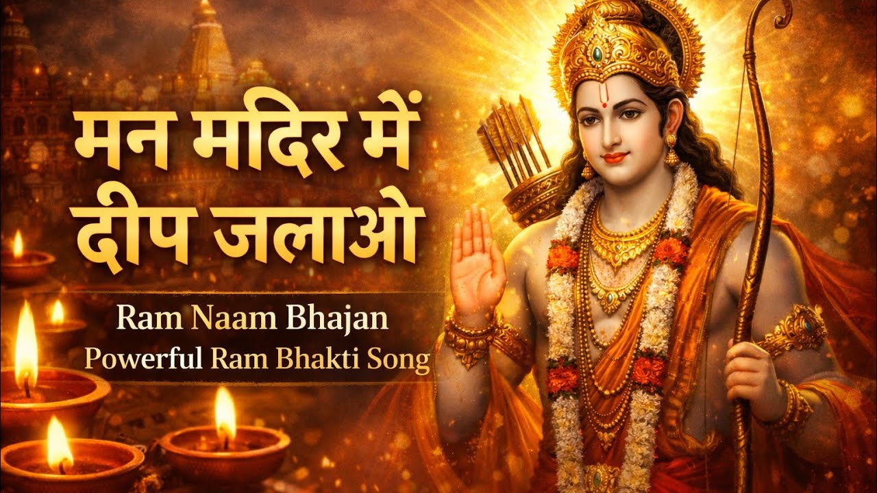 मन मंदिर में दीप जलाओ | Ram Naam Bhajan | Powerful Ram Bhakti Song