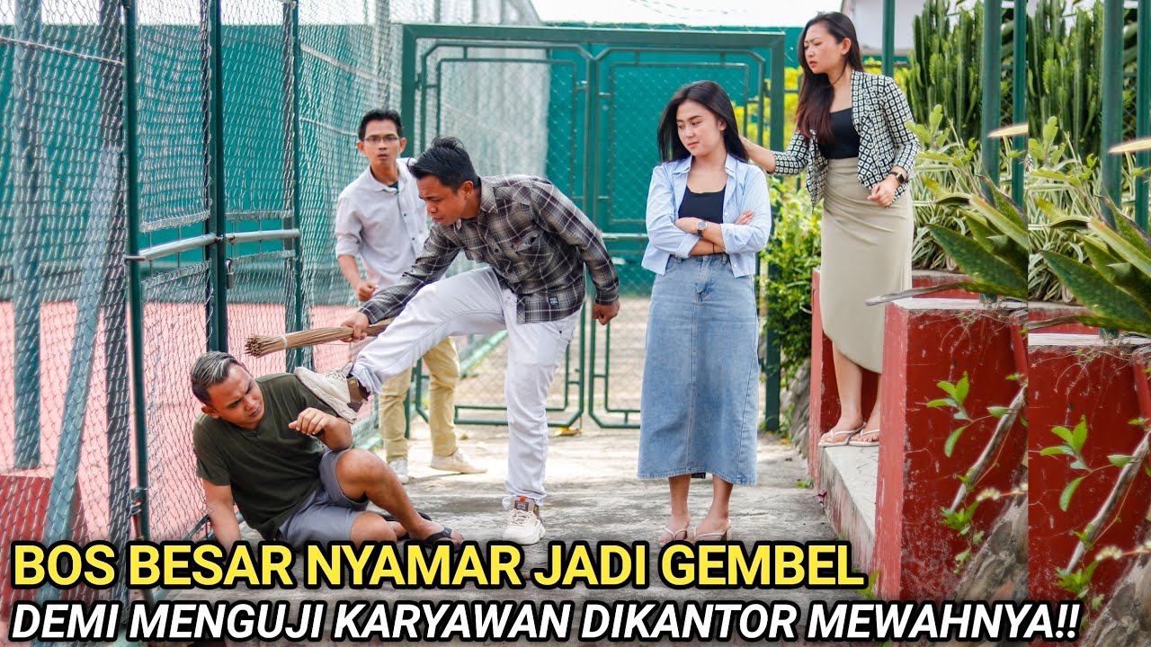 BOS KAYA NYAMAR JADI GEMBEL DEMI MENGUJI KARYAWAN DIKANTOR MEWAHNYA! TAPI MALAH DITENDANG & DISIRAM!