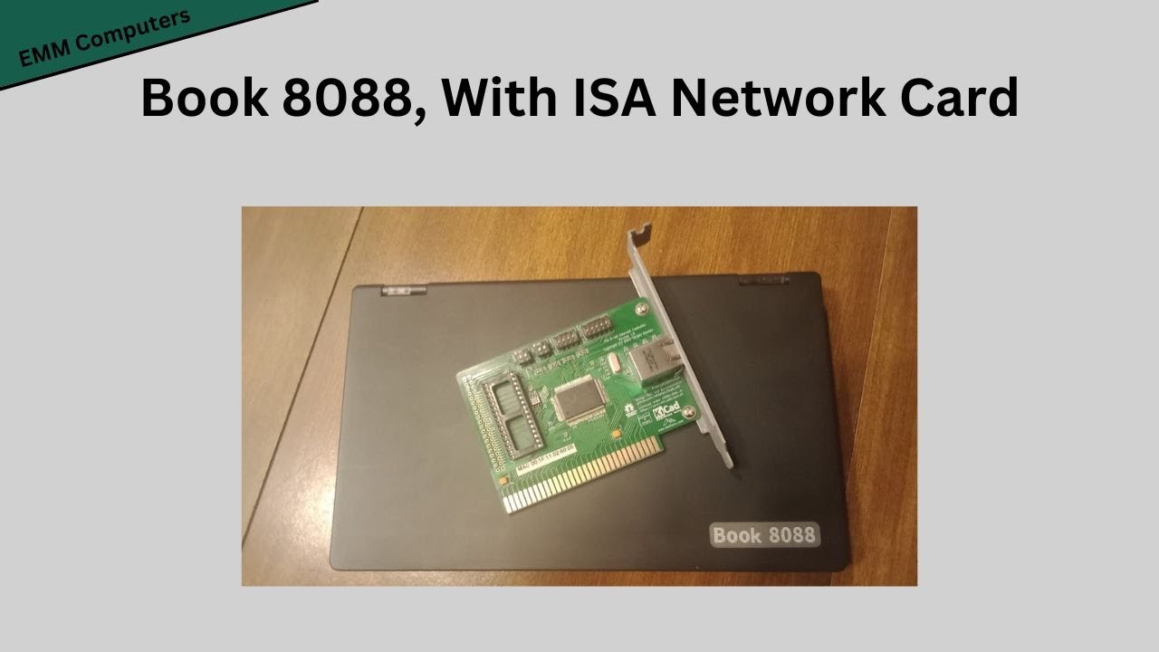 Book 8088, With ISA Network Card.