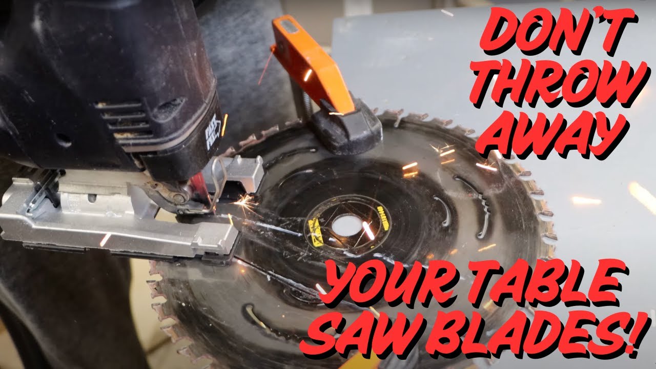 DON'T Throw Away Your Old Saw Blades! // Make This Knife.