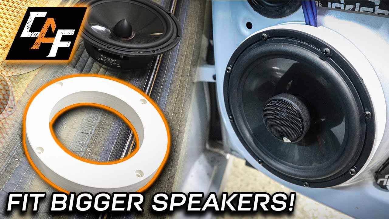 Custom Made Speaker Rings = BETTER SOUND! HOW TO!