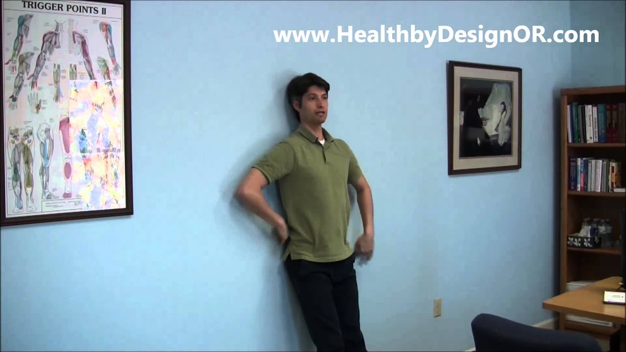 Wall Angels for Postural Correction
