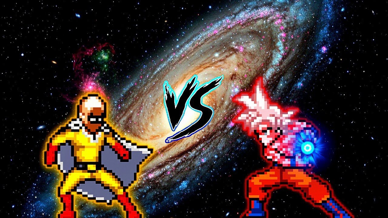 ACCURATE SAITAMA SERIOUS MODE V2 OP VS GOKU MUI KAIOKENX10 V3 OP in Jump Force Mugen