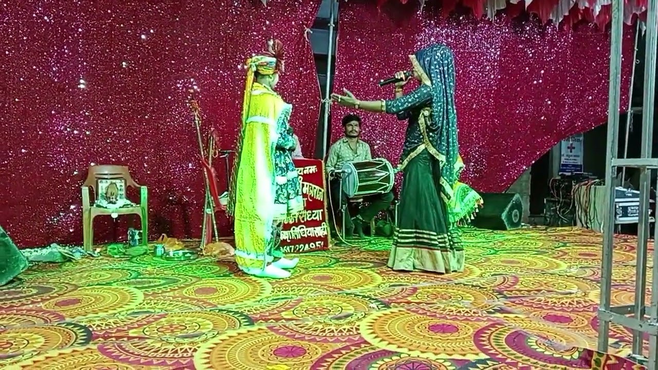 छोटा तेजाजी ऋषभ सोलंकी और राकेश माताजी तराना से ससुराल जाने की आज्ञा लेते हुए#tejalstudio #song 