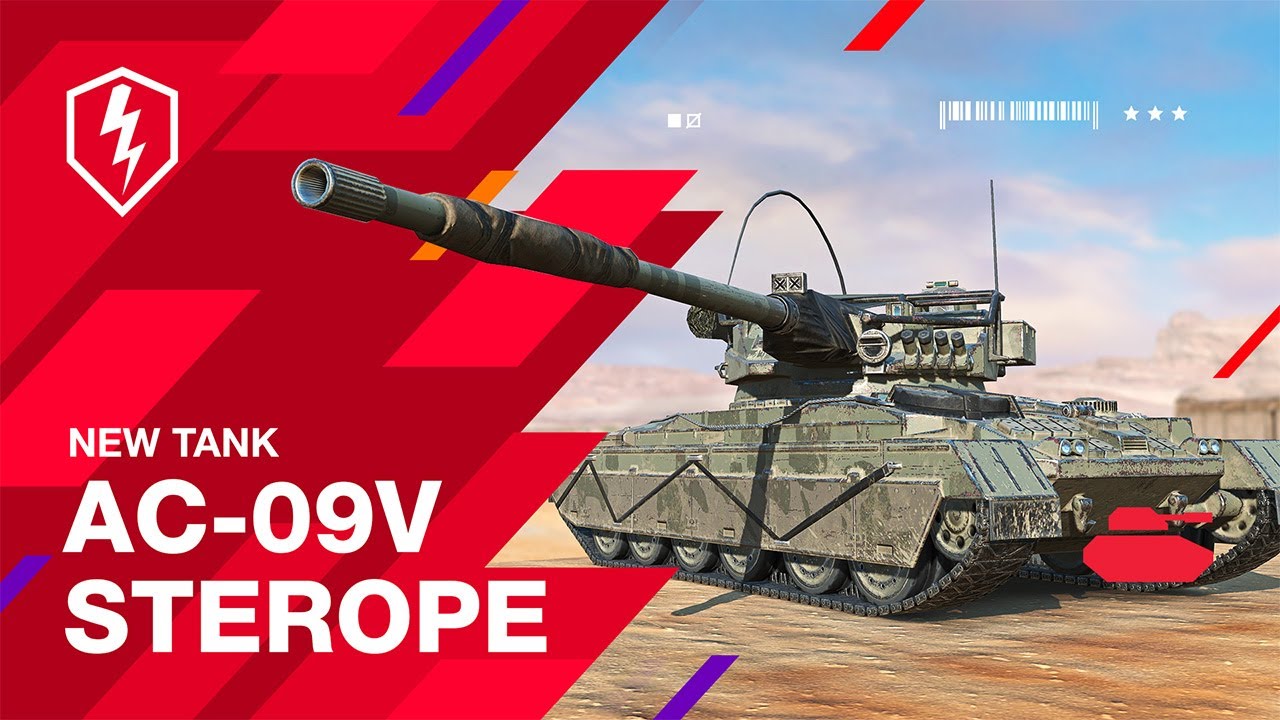 WoT Blitz. AC-09V Sterope. Triple Shot Burst Gun in Action!
