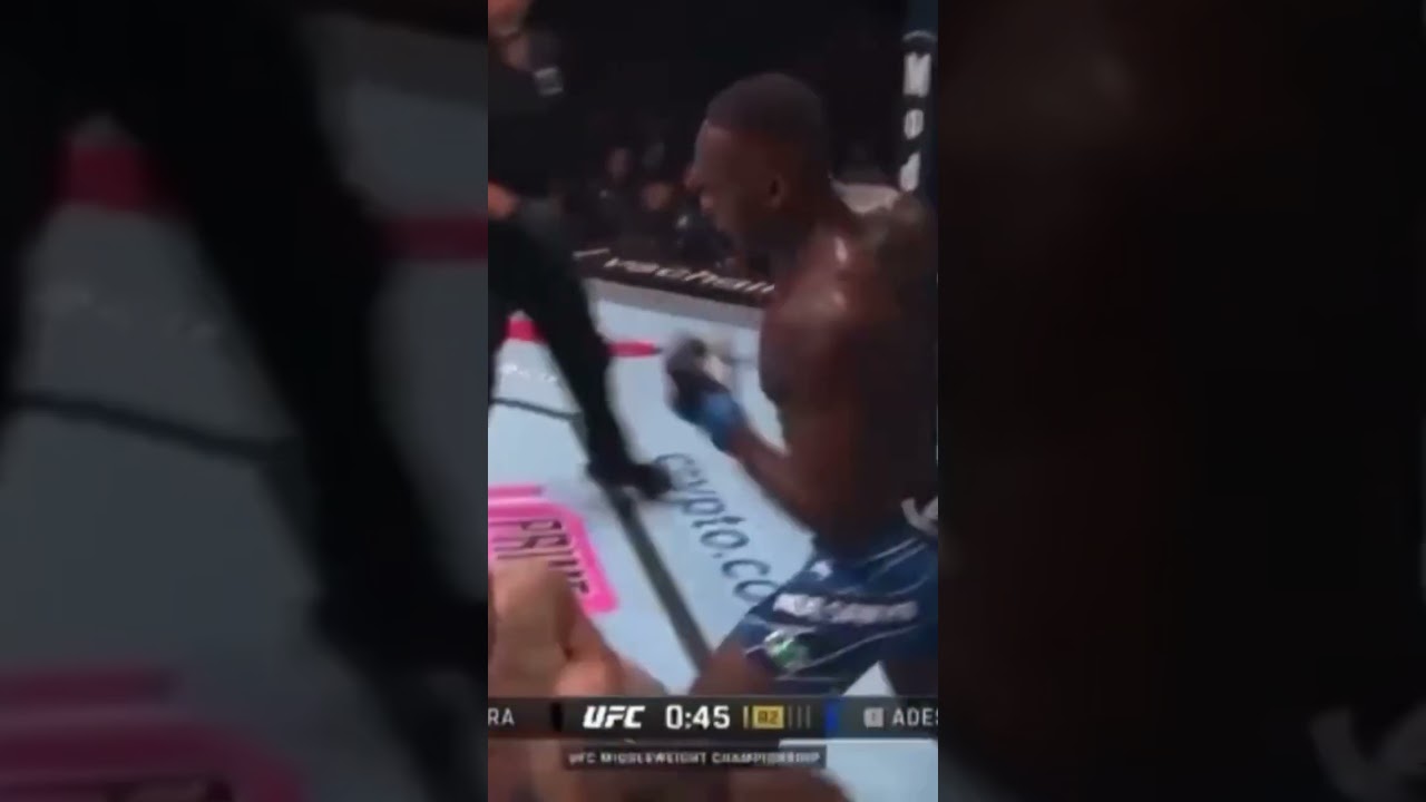 Israel Adesanya knock out
